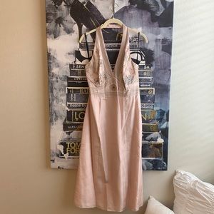 Silk Halter Dress
